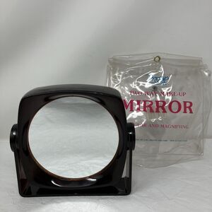 Vintage Magnifying Mirror Two Sided Vanity Plastic Tortoise Shell Hong Kong